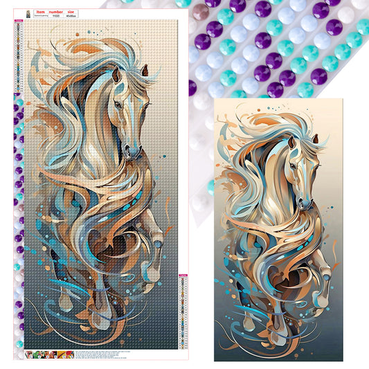 Diamond Painting - Full Round - art horse (40*80CM)