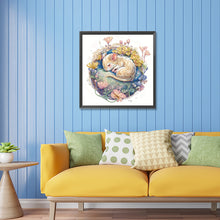 Load image into Gallery viewer, Diamond Painting - Partial Special Shaped - sleeping animals (30*30CM)
