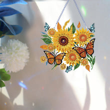Load image into Gallery viewer, Special Shape DIY Diamond Painting Ornaments Sunflower Crystal Painting Ornament
