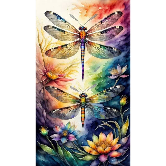 Diamond Painting - Full Round - dragonfly (40*70CM)