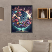 Load image into Gallery viewer, Diamond Painting - Full Round - Flowers and World Tree (30*40CM)
