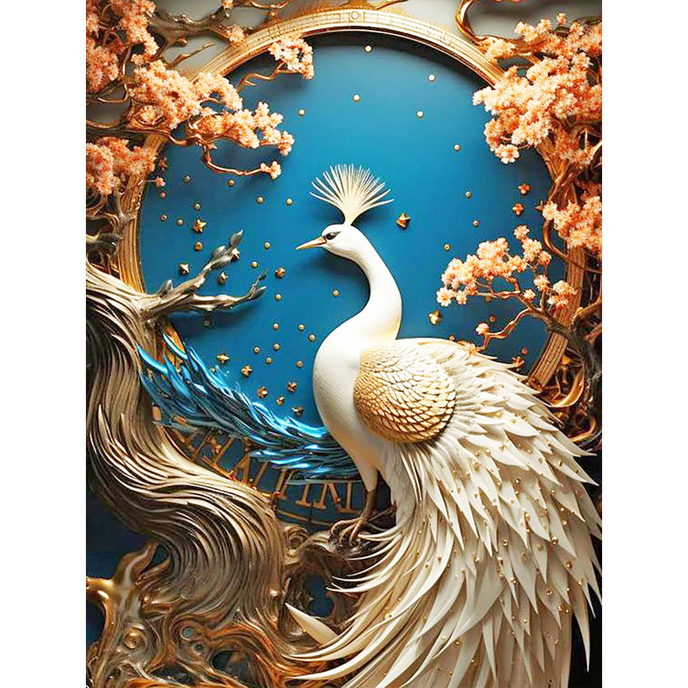 Diamond Painting - Full Round - divine bird peacock (30*40CM)