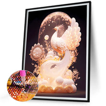 Load image into Gallery viewer, Diamond Painting - Full Round - pink peacock (30*40CM)
