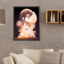 Load image into Gallery viewer, Diamond Painting - Full Round - pink peacock (30*40CM)
