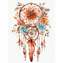 Load image into Gallery viewer, Diamond Painting - Full Round - red dream catcher (30*40CM)
