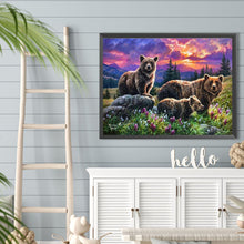 Load image into Gallery viewer, Diamond Painting - Full Round - brown bear (40*30CM)
