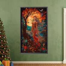 Load image into Gallery viewer, AB Diamond Painting - Full Round - Beauty under the moon (40*70CM)
