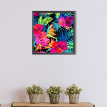 Load image into Gallery viewer, AB Diamond Painting - Full Square - Passionate blooming flowers (40*40CM)
