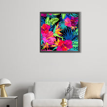 Load image into Gallery viewer, AB Diamond Painting - Full Square - Passionate blooming flowers (40*40CM)
