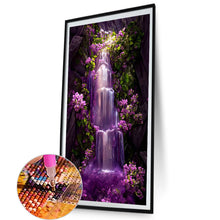 Load image into Gallery viewer, AB Diamond Painting - Full Square - purple waterfall (40*70CM)
