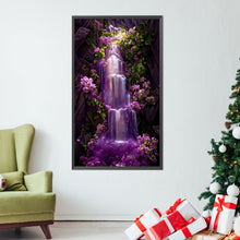 Load image into Gallery viewer, AB Diamond Painting - Full Square - purple waterfall (40*70CM)
