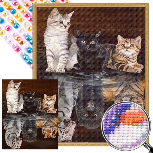 AB Diamond Painting - Full Square - Fierce and gentle (40*50CM)