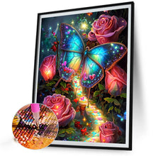 Load image into Gallery viewer, AB Diamond Painting - Full Round - Fantasy Rose Butterfly (50*65CM)
