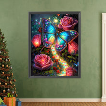 Load image into Gallery viewer, AB Diamond Painting - Full Round - Fantasy Rose Butterfly (50*65CM)
