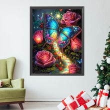 Load image into Gallery viewer, AB Diamond Painting - Full Round - Fantasy Rose Butterfly (50*65CM)
