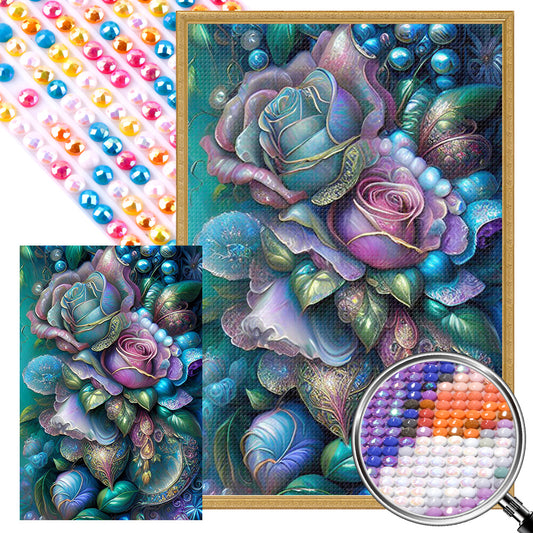 AB Diamond Painting - Full Round - fantasy rose (40*60CM)
