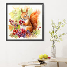 Load image into Gallery viewer, Diamond Painting - Full Round - Autumn squirrel (30*30CM)
