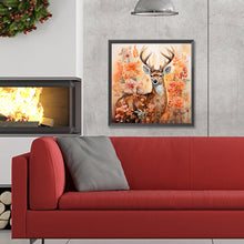 Load image into Gallery viewer, Diamond Painting - Full Round - Autumn elk (30*30CM)
