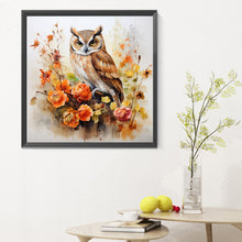Load image into Gallery viewer, Diamond Painting - Full Round - autumn owl (30*30CM)
