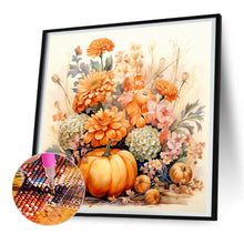 Load image into Gallery viewer, Diamond Painting - Full Round - autumn pumpkin (30*30CM)

