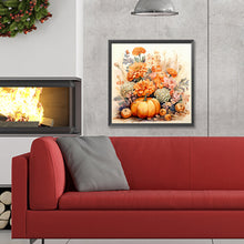 Load image into Gallery viewer, Diamond Painting - Full Round - autumn pumpkin (30*30CM)
