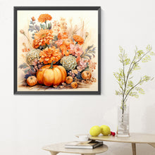 Load image into Gallery viewer, Diamond Painting - Full Round - autumn pumpkin (30*30CM)
