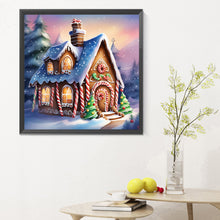 Load image into Gallery viewer, Diamond Painting - Full Round - snow cabin (30*30CM)
