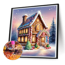 Load image into Gallery viewer, Diamond Painting - Full Round - snow cabin (30*30CM)
