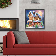 Load image into Gallery viewer, Diamond Painting - Full Round - snow cabin (30*30CM)
