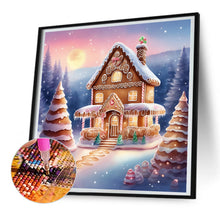 Load image into Gallery viewer, Diamond Painting - Full Round - snow cabin (30*30CM)

