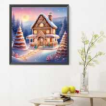 Load image into Gallery viewer, Diamond Painting - Full Round - snow cabin (30*30CM)

