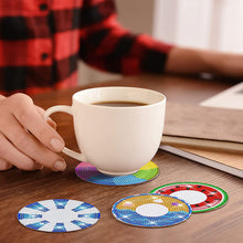 Load image into Gallery viewer, 8PCS Special Shape Diamond Painting Art Coaster Kit (Seaside Lifebuoy)
