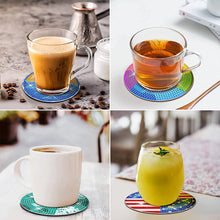 Load image into Gallery viewer, 8PCS Special Shape Diamond Painting Art Coaster Kit (Seaside Lifebuoy)
