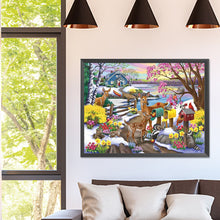 Load image into Gallery viewer, Diamond Painting - Full Square - snow scenery (40*30CM)
