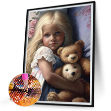 Load image into Gallery viewer, Diamond Painting - Full Square - Cute pets and girls (30*40CM)
