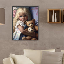 Load image into Gallery viewer, Diamond Painting - Full Square - Cute pets and girls (30*40CM)
