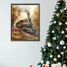 Load image into Gallery viewer, Diamond Painting - Full Square - woods train (30*40CM)
