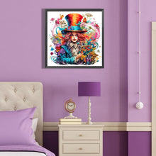 Load image into Gallery viewer, Diamond Painting - Full Round - Mad Hatter Alice (40*40CM)
