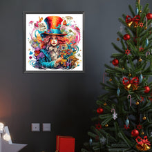 Load image into Gallery viewer, Diamond Painting - Full Round - Mad Hatter Alice (40*40CM)
