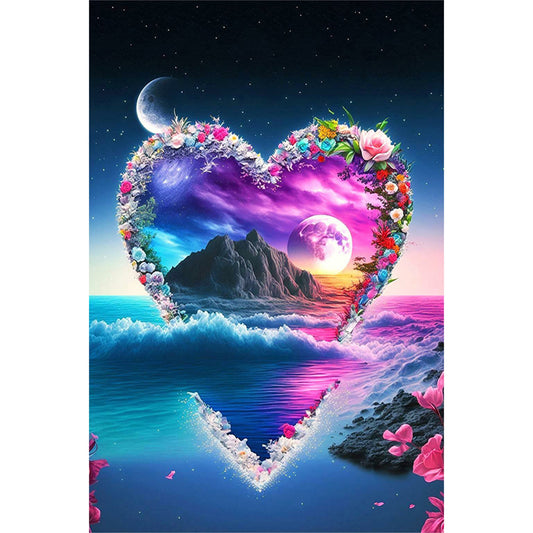 Diamond Painting - Full Round - love mountains and rivers (40*60CM)