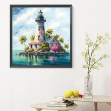 Load image into Gallery viewer, Diamond Painting - Full Round - lighthouse (30*30CM)
