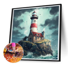 Load image into Gallery viewer, Diamond Painting - Full Round - lighthouse (30*30CM)
