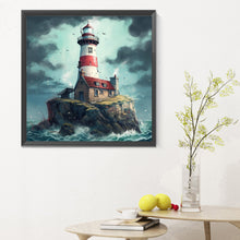 Load image into Gallery viewer, Diamond Painting - Full Round - lighthouse (30*30CM)
