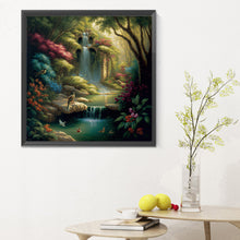 Load image into Gallery viewer, Diamond Painting - Full Round - Secret place in the woods (30*30CM)
