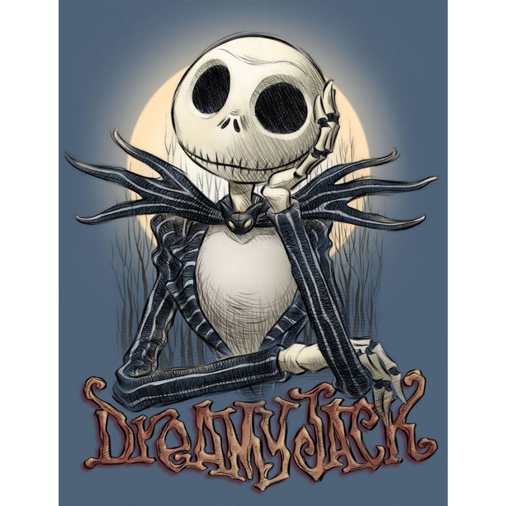 Diamond Painting - Full Round - Skull Jack (50*60CM)