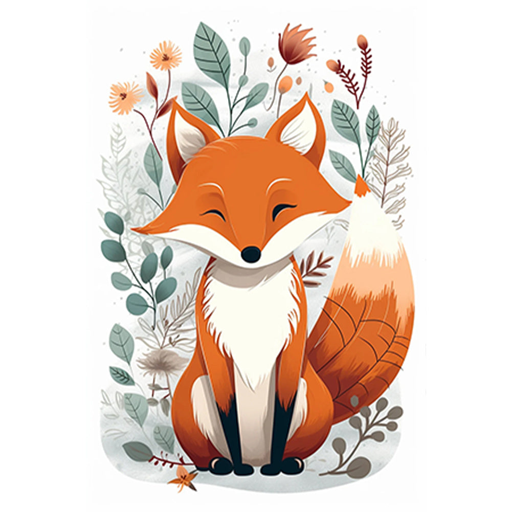 Diamond Painting - Full Round - fox (30*45CM)