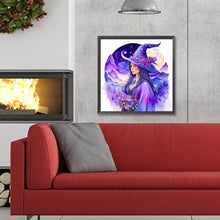 Load image into Gallery viewer, Diamond Painting - Full Round - elegant witch (30*30CM)
