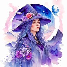 Load image into Gallery viewer, Diamond Painting - Full Round - elegant witch (30*30CM)
