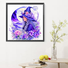 Load image into Gallery viewer, Diamond Painting - Full Round - elegant witch (30*30CM)
