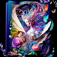 Load image into Gallery viewer, Diamond Painting - Full Round - book fairy (30*30CM)
